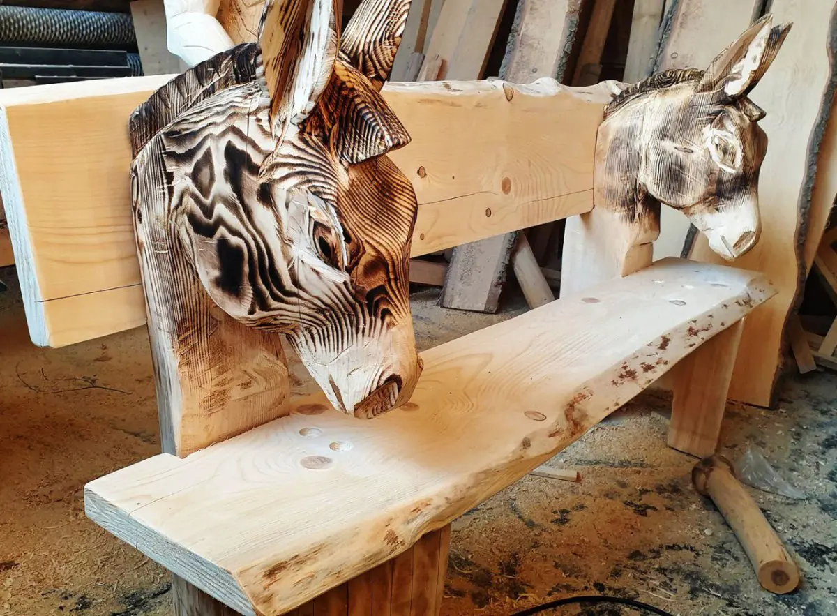 Rustikální srubový nábytek-59