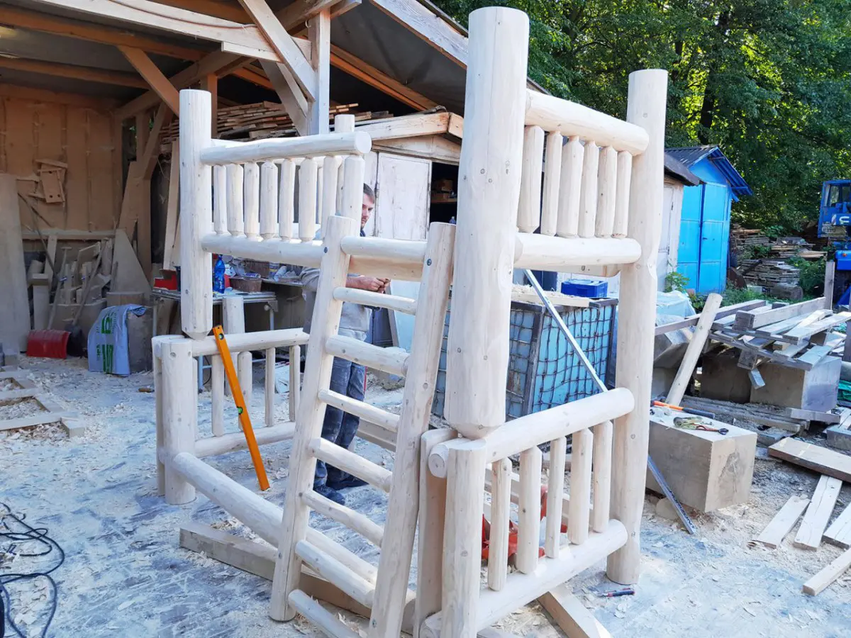 Rustikální srubový nábytek-58