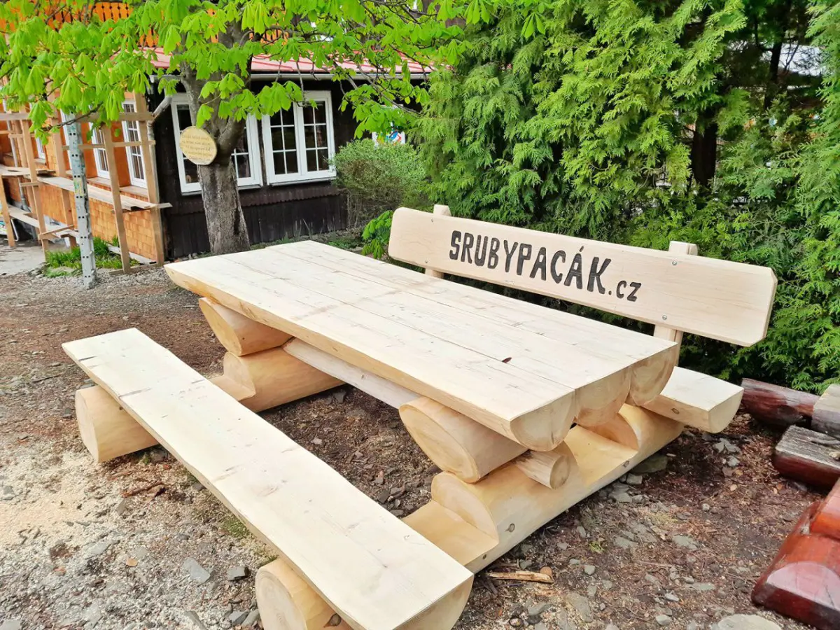 Rustikální srubový nábytek-57