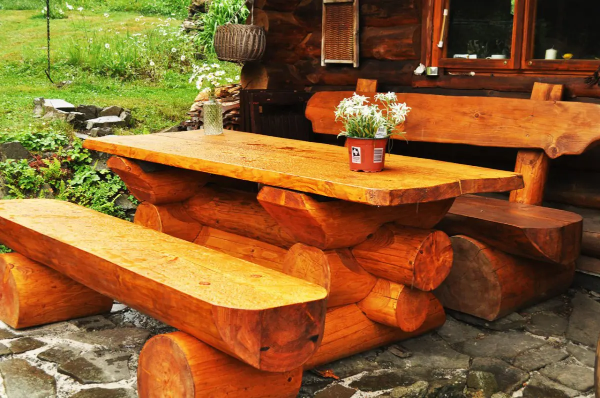 Rustikální srubový nábytek-54