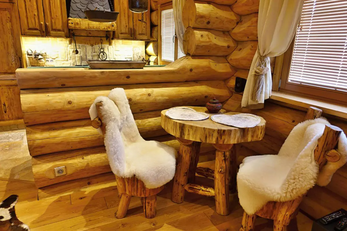 Rustikální srubový nábytek-53