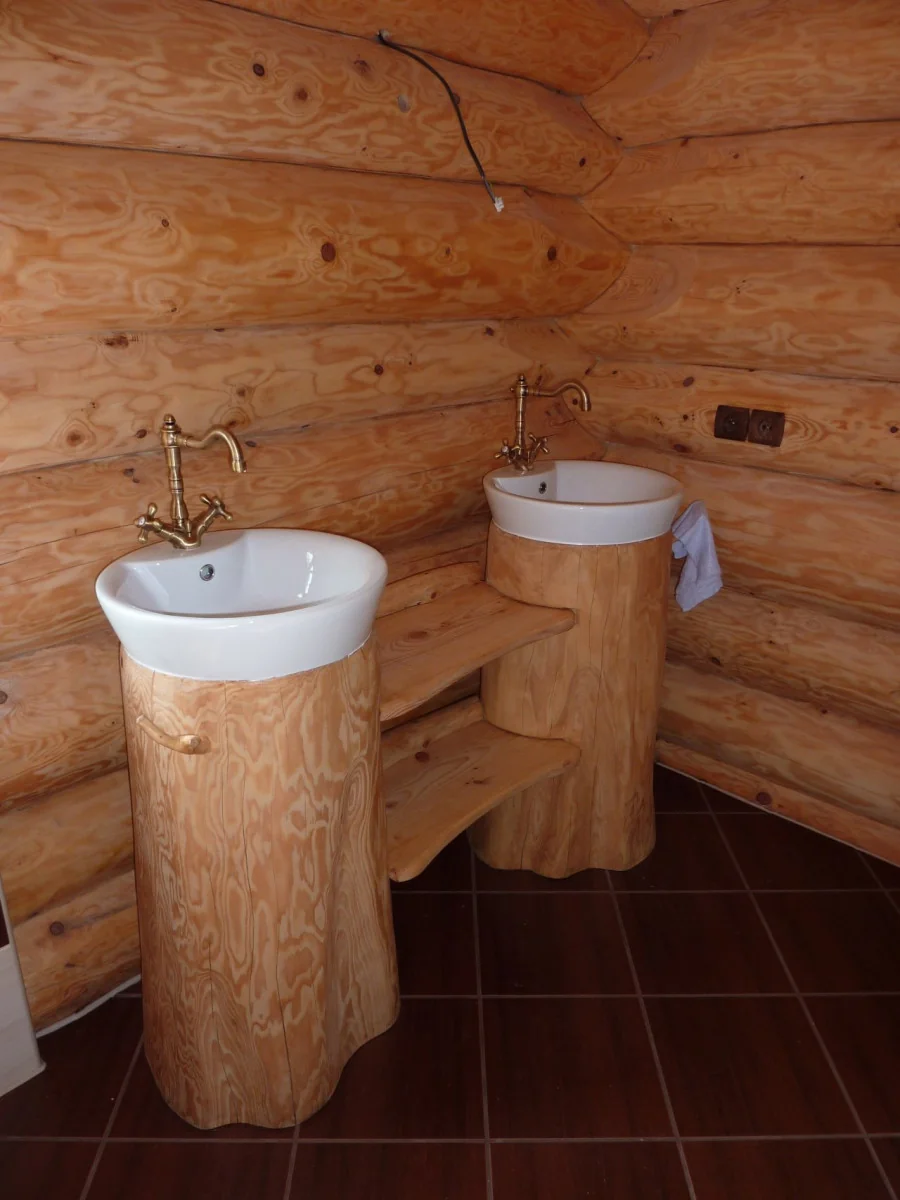 Rustikální srubový nábytek-44