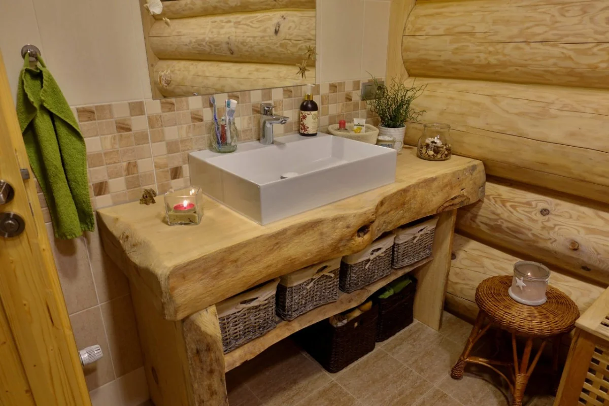 Rustikální srubový nábytek-31