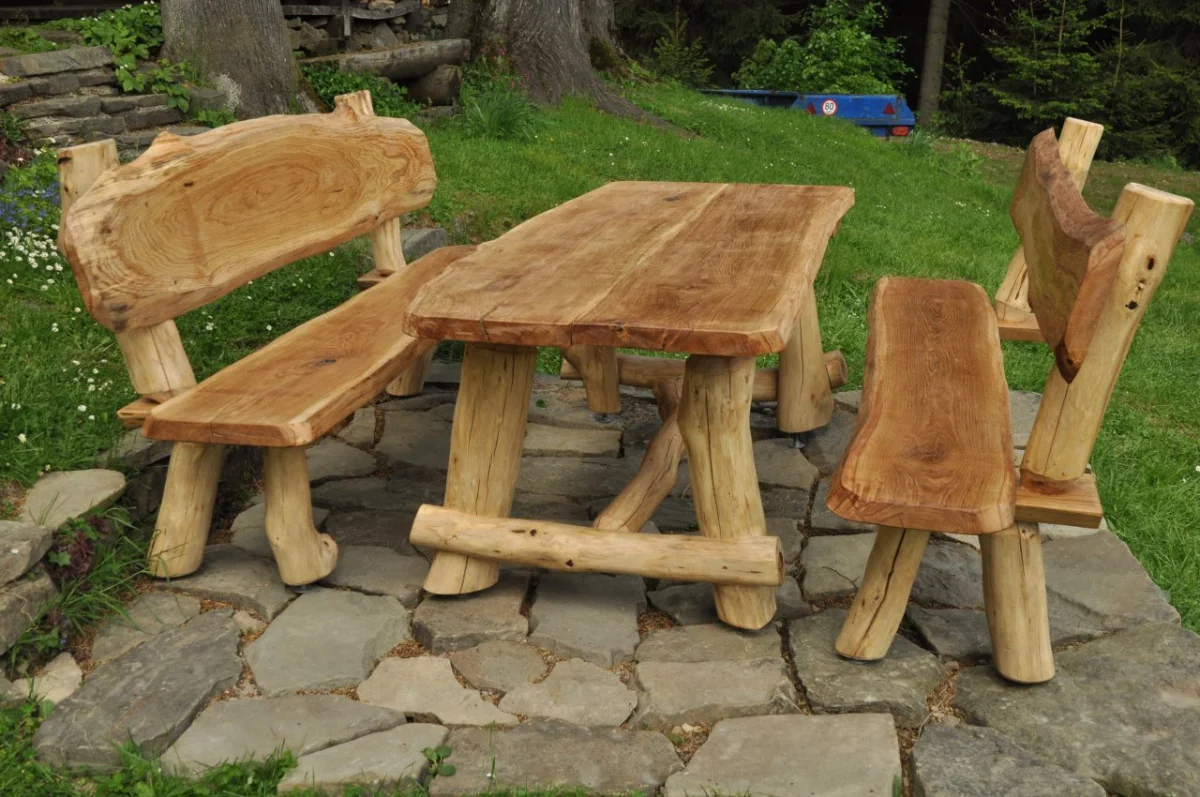 Rustikální srubový nábytek-29