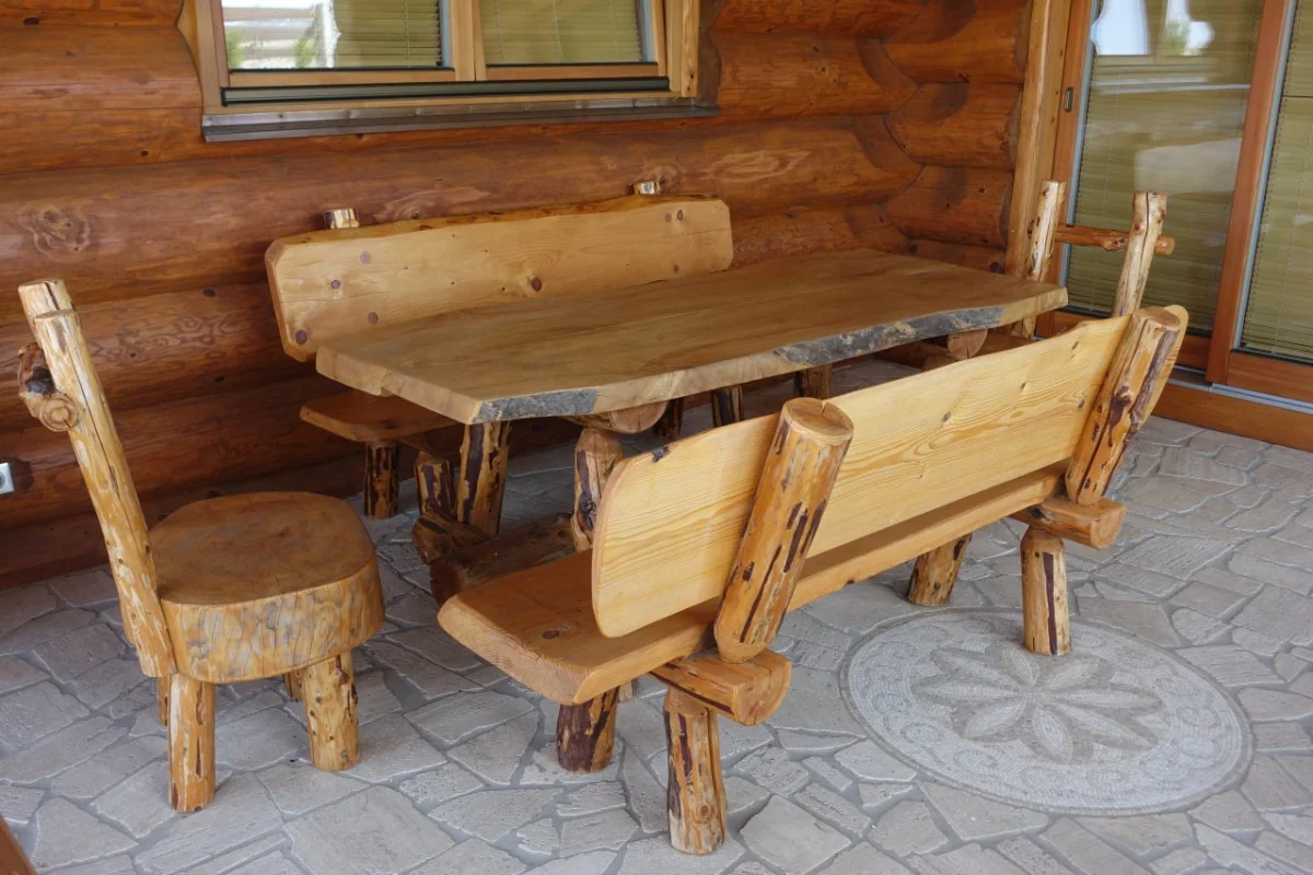 Rustikální srubový nábytek-25