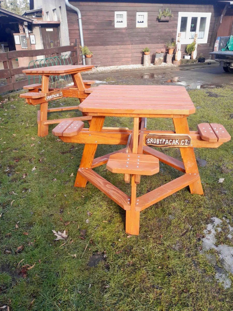 Rustikální srubový nábytek-24