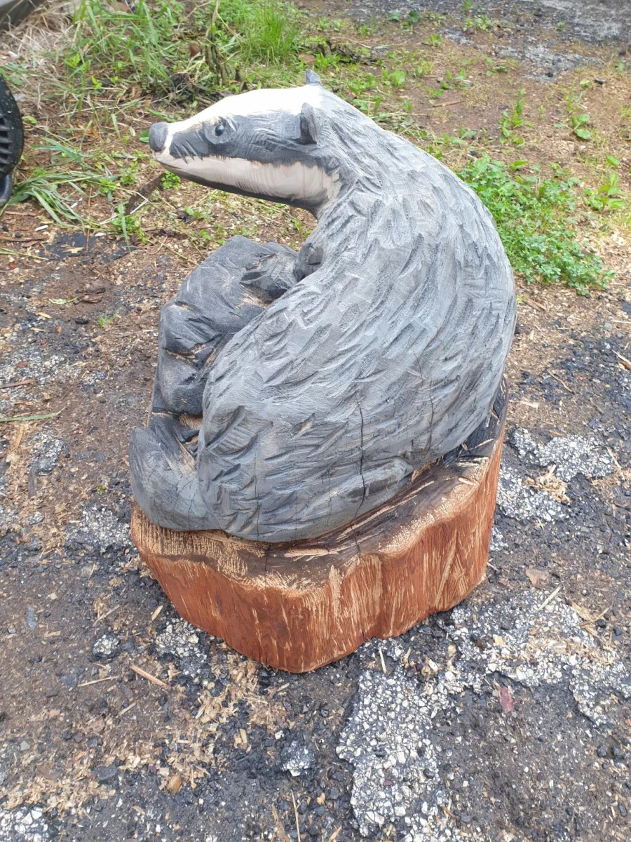 jezevec motorovou pilou