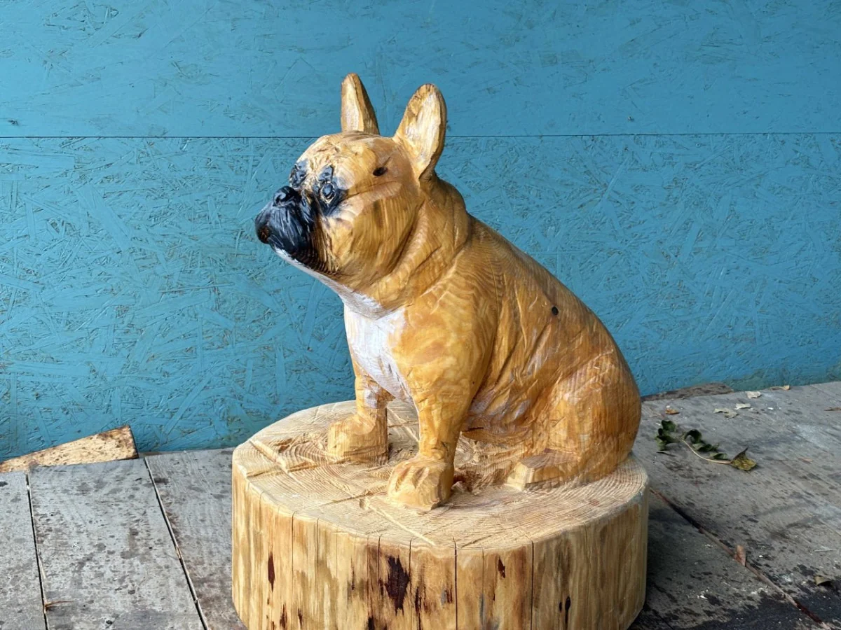 Buldoček motorovou pilou